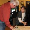 Visitors exploring the Grinnell Centennial Exhibition, October 17, 2010 (Photo: Sally Kahan)