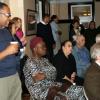 Audience members, Grinnell Centennial Party readings; October 17, 2010. (Photo: Lynne Van Auken)