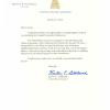 Congratulatory letter from Senator Gillibrand