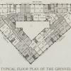 The Grinnell floor plan from The World's Loose Leaf Album of Apartment Houses (published 1910)
Image Courtesy of: Milstein Division of United States History, Local History & Geneology, The New York Public Library, Astor, Lenox and Tilden Foundations.