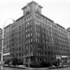 The Grinnell in 1982, from the northeast, draped with victory banners prior to co-oping.
