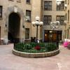 Grinnell Courtyard decorated for the 100th birthday party - October 11, 2010