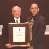 Dr. David E. Sutton receiving the College of Liberal Arts Outstanding Teacher Award, Southern Illinois University